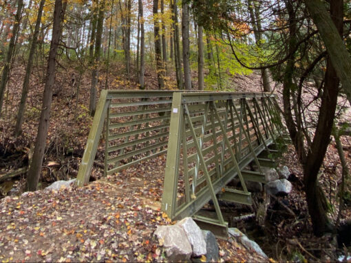 FRP Bridges For Dragon Trail in Stanwood Michigan