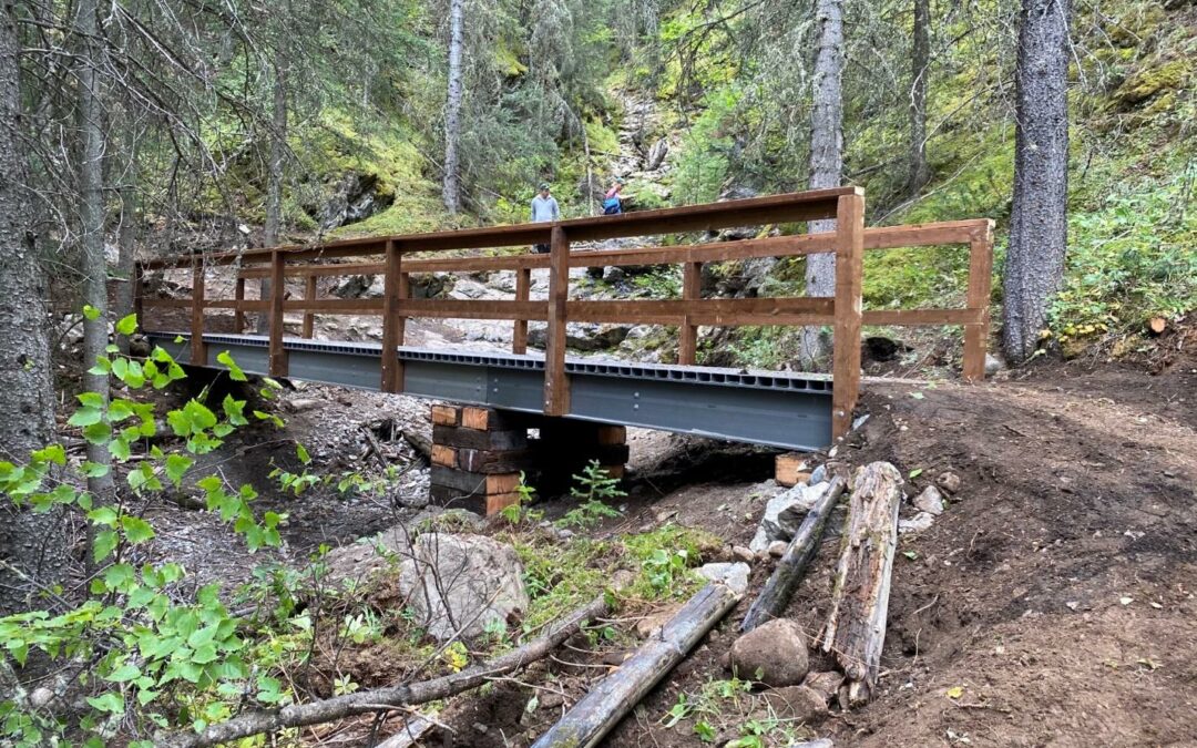 FRP Stringer Bridge for Alberta Parks