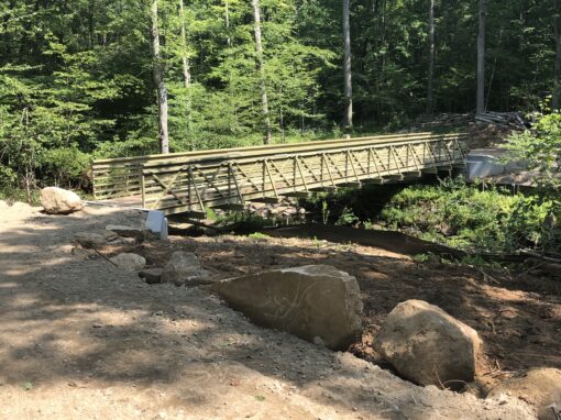 Raymond Brook Preserve Trail Bridge